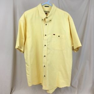Bugle Boy Classics Mene Button Front Shirt Size XL
